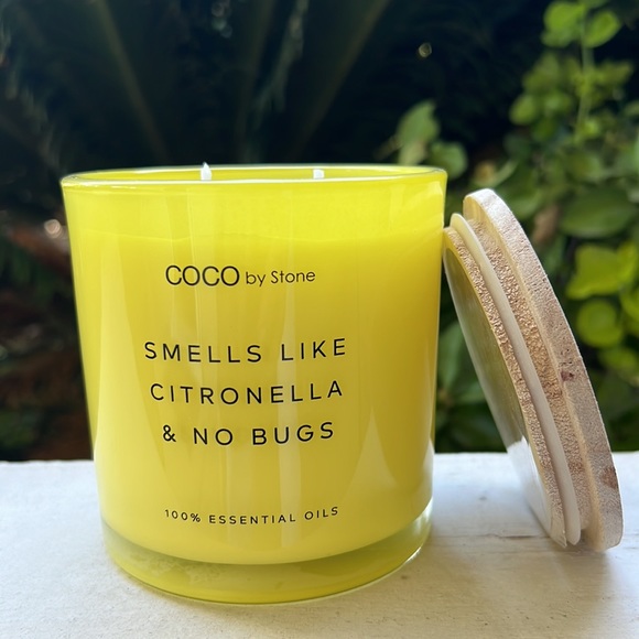 Coco by Stone Citronella Candle - Picture 6 of 9